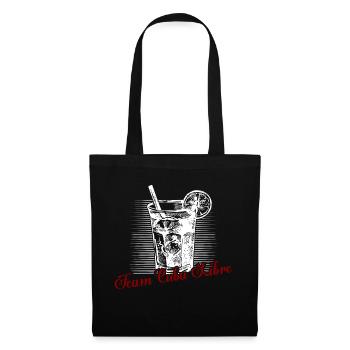 Team Cuba Libre Alcohol Rum Drinking - Tote Bag - black - Front