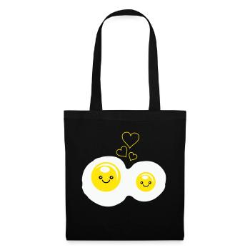 Fried Eggs Love - Tote Bag - black - Front