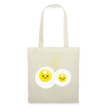 Fried Eggs Love - Tote Bag - nature - Front