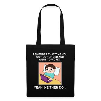 Work out of bed design for proud Pinoys - Tote Bag - black - Front
