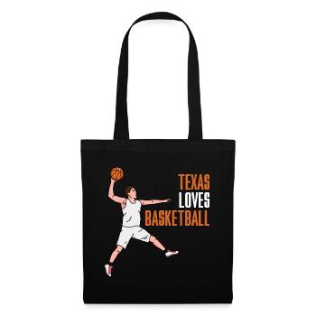Texas basketball design for proud Texas fans - Tote Bag - black - Front