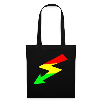 LOGO SCORPLUS Rasta 2 - Sac en tissu - noir - Devant