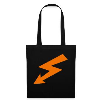 LOGO SCORPLUS 2017 orange foncé - Sac en tissu - noir - Devant