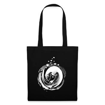 Otter Spell Invert - Tote Bag - black - Front