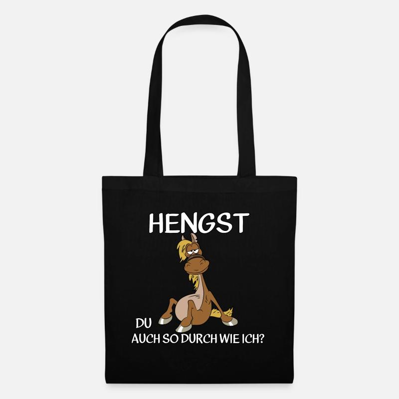 Hengst - Stoffbeutel - Schwarz