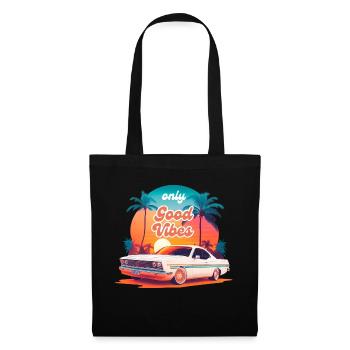 Design Summer Retro - Tote Bag - black - Front
