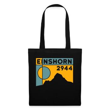 Einshorn Ski Tour Randonnée En Montagne Randonnée Souvenir - Sac en tissu - noir - Devant