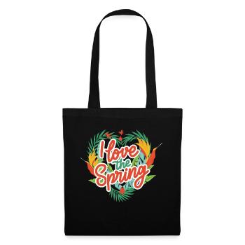 I Love The Spring - Tote Bag - black - Front