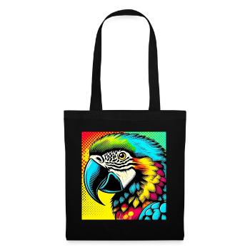 Parrot Pop Art - Tote Bag - black - Front