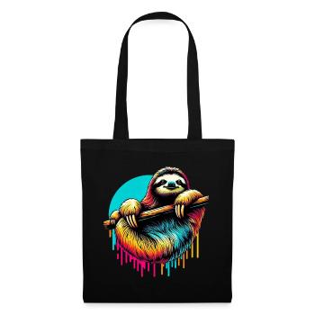 Paresse - Sac en tissu - noir - Devant