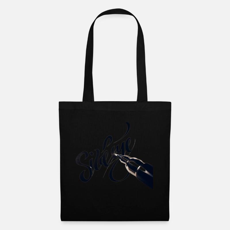 Sideeye Eye Side Eye Handwriting - Tote Bag - black
