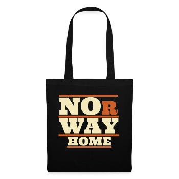 NoR Way Home - Stoffbeutel - Schwarz - Vorne