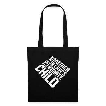 Je suis la blague préférée de ma belle-mère en disant - Sac en tissu - noir - Devant