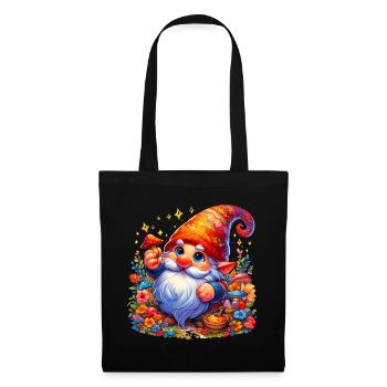 Gnome Goblin Elf - Tote Bag - black - Front