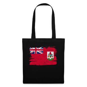 Bermuda Shorts Flag Flag Peace Vintage - Sac en tissu - noir - Devant
