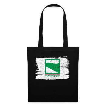 Drapeau de l’Émilie-Romagne Italie drapeau paix Vintage - Sac en tissu - noir - Devant