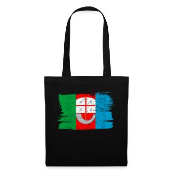 Liguria Flag Flag Italy Peace Vintage - Tote Bag - black - Front