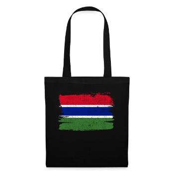 Gambia Flag Flag Peace Vintage - Tote Bag - black - Front