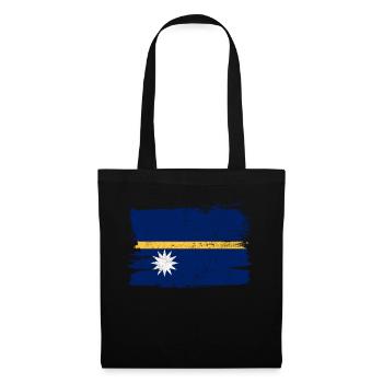 Nauru Flag Flag Peace Vintage - Tote Bag - black - Front
