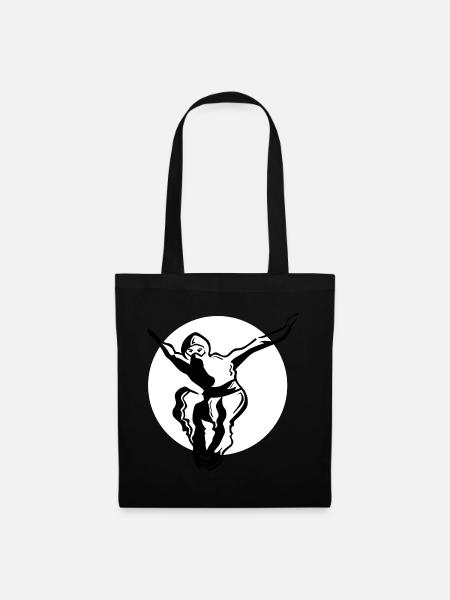 Ninja - whiteblack - Stoffbeutel - Schwarz