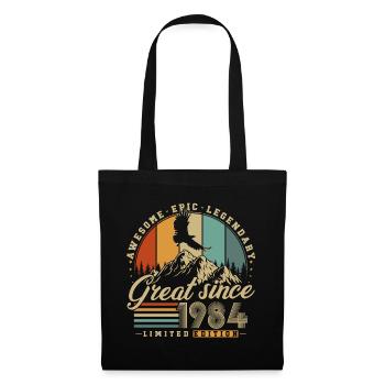 Great Since 1984 Vintage Vintage Birthday - Tote Bag - black - Front