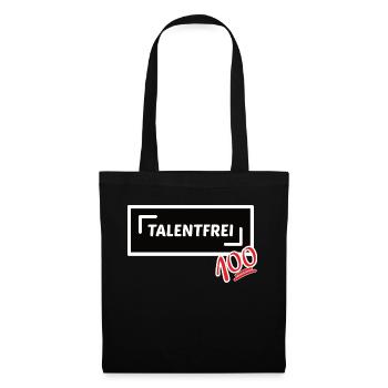Talentfrei PNG 1 0 0 - Stoffbeutel - Schwarz - Vorne
