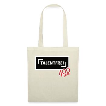 Talentfrei PNG 1 0 0 - Stoffbeutel - Natur - Vorne