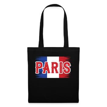 On est bien à Paris! - Sac en tissu - noir - Devant