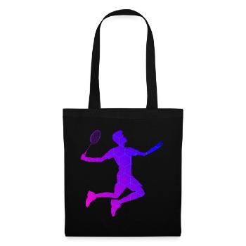 Women's Squash Badminton Men's Badminton Badmintons - Tote Bag - black - Front