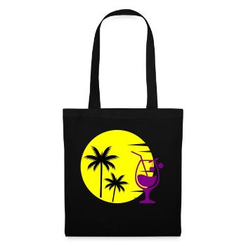 cocktail sunset - Tote Bag - black - Front