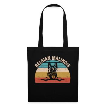 malinois belge Rtero malinois belge - Sac en tissu - noir - Devant