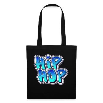 Hip Hop Text Graffiti - Tote Bag - black - Front