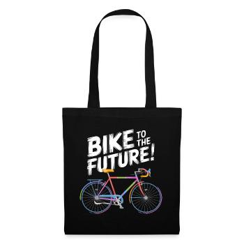 Design de vélo futuriste - Sac en tissu - noir - Devant