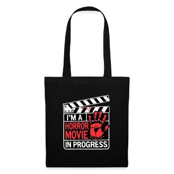 Film d’horreur en cours - Sac en tissu - noir - Devant