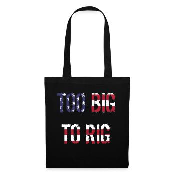 TROP GRAND POUR ÊTRE TRUQUÉ 2024 - Sac en tissu - noir - Devant