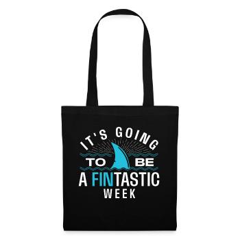 It's Going To Be A Fintastic Week - Shark Lover - Tote Bag - black - Front