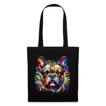 French Bulldog Dog - Tote Bag - black - Front