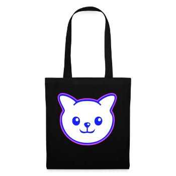 Pretty Cat Looking Happy Cheerful Smiling - Tote Bag - black - Front