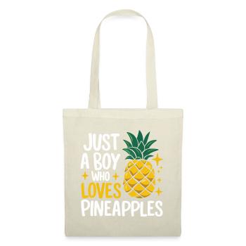 Pineapple tropical hawaiian fruit - Tote Bag - nature - Front