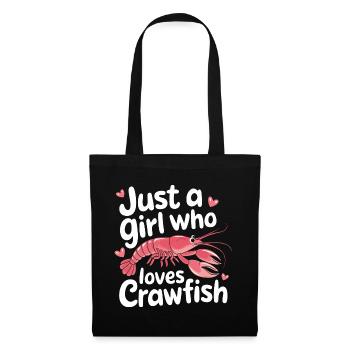 Homards, crabes, crevettes, fruits de mer - Sac en tissu - noir - Devant