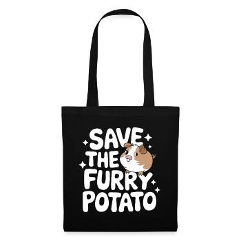 guinea pig - Tote Bag - black - Front