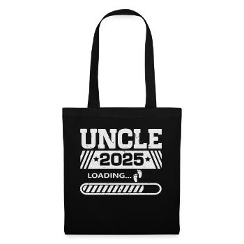 Onkel 2025 loading - Stoffbeutel - Schwarz - Vorne