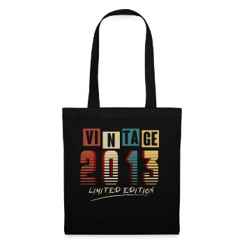 Vintage 2013 : Edition Limitée - 12e anniversaire. - Sac en tissu - noir - Devant