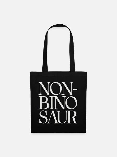 Non-Bino Saur 5 - Stoffbeutel - Schwarz