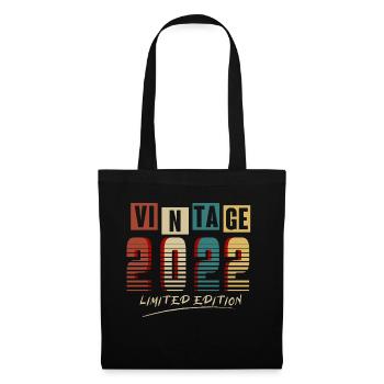 Vintage 2022 : Edition Limitée - 3e anniversaire. - Sac en tissu - noir - Devant