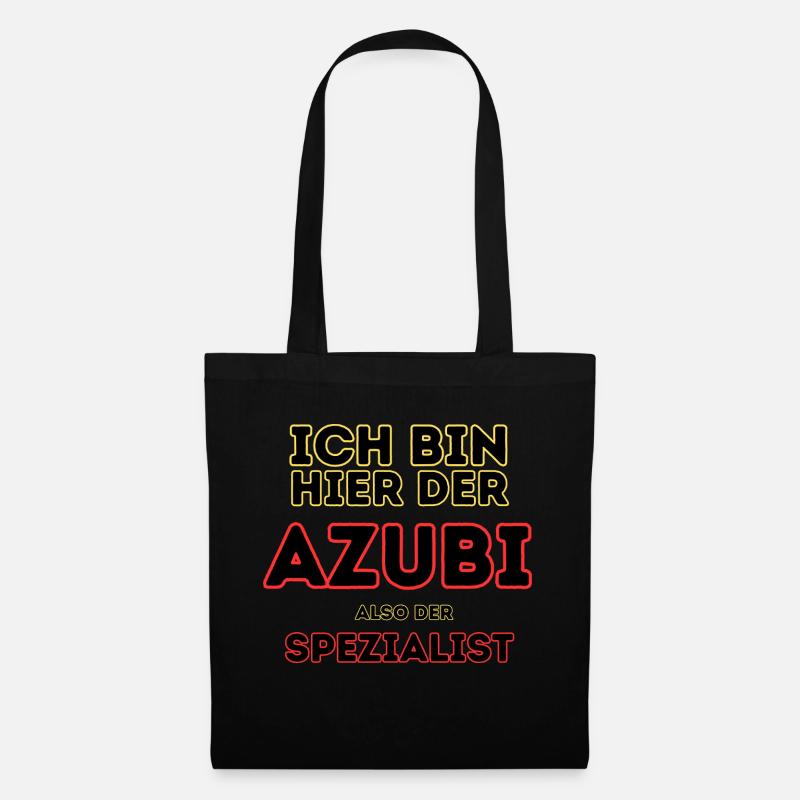 Ich bin Azubi der Spezialist - Stoffbeutel - Schwarz