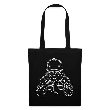 Gamer Drawing - Tote Bag - black - Front