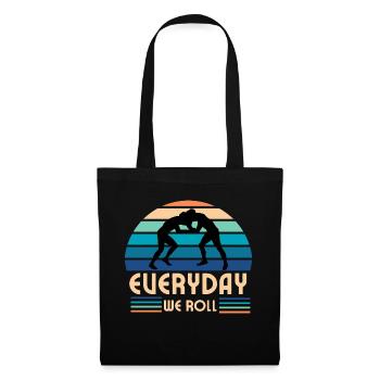 everyday we roll grappling - Sac en tissu - noir - Devant