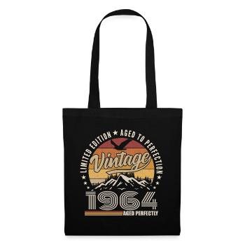 1964 Gift 61st Anniversary 1964 Vintage 1964 - Tote Bag - black - Front