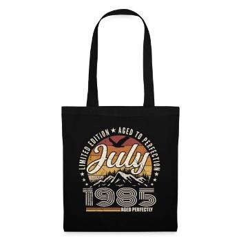 July 1985 40th Anniversary Gift July 1985 - Tote Bag - black - Front